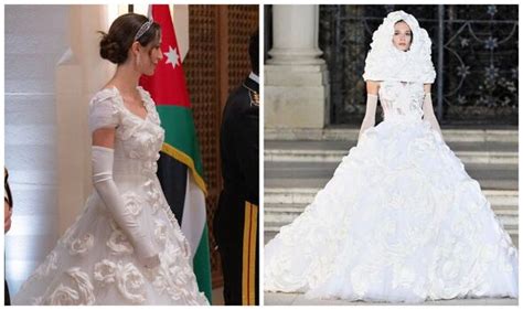 Rajwa's second wedding dress by Dolce and Gabbana leaves 